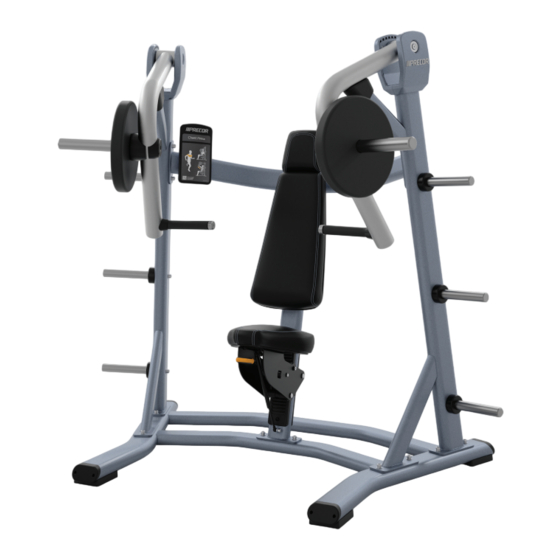 Precor Discovery Plate Loaded Pulldown Series Manuals