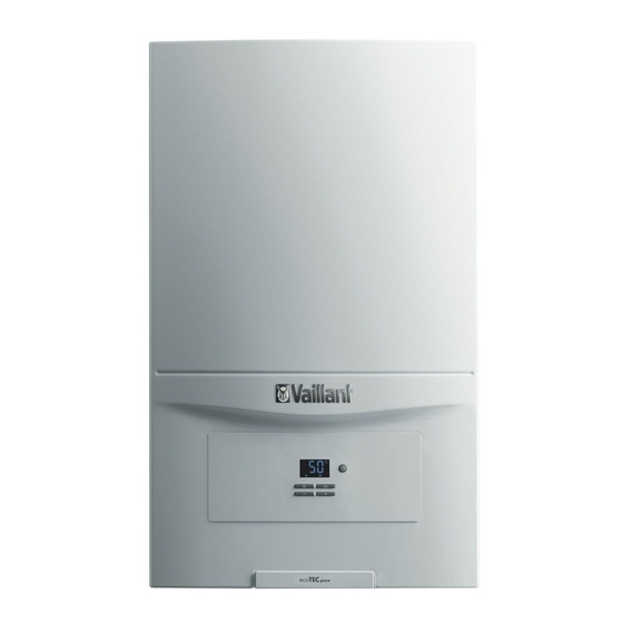 Vaillant ecoTEC sustain 24 Installation And Maintenance Instructions Manual