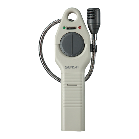 Sensit GOLD Quick Start Instructions