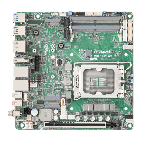 ASRock Industrial IMB-1239-WV User Manual
