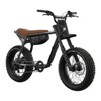 SUPER73 SUPER73-Z ADVENTURE CORE 2024 Owner's Handbook Manual