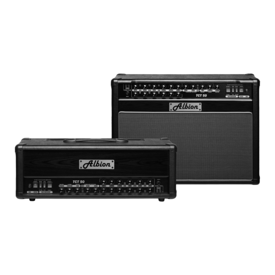 Albion TCT50 Operating Manual And User Manual
