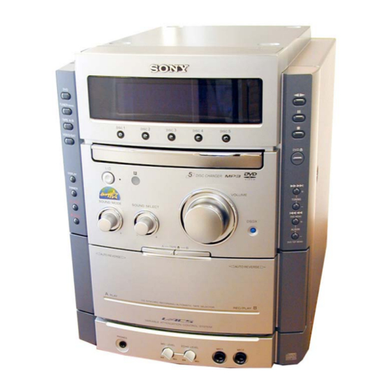 Sony HCD-NXM2D Service Manual