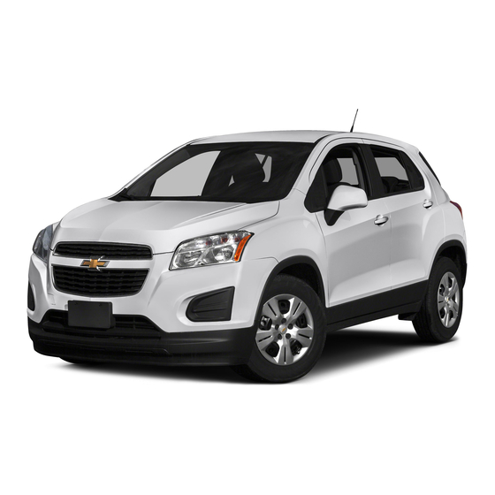 Chevrolet TRAX 2015 Owner's Manual