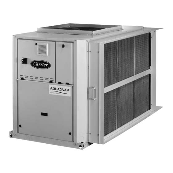 Carrier 30RQ 160 Series Installation, Operation And Maintenance Instructions