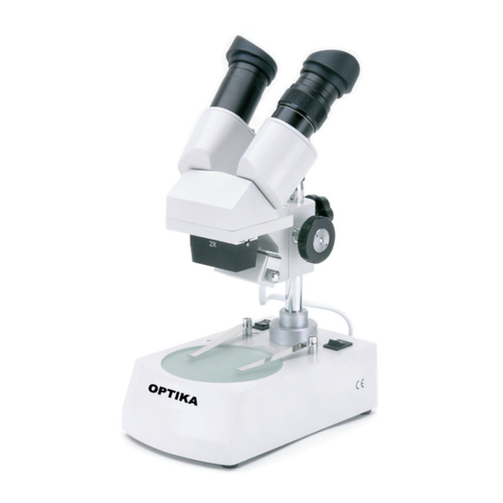 Optika STEREO Operation Manua