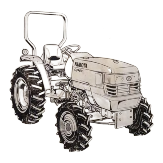 Kubota L2800 Workshop Manual