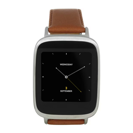 Asus ZenWatch E-Manual
