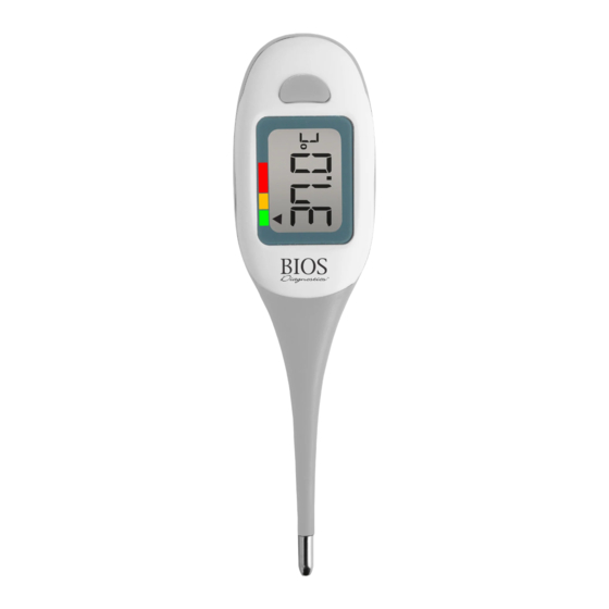 Thermor BIOS Diagnostics 227Di Quick Start Manual