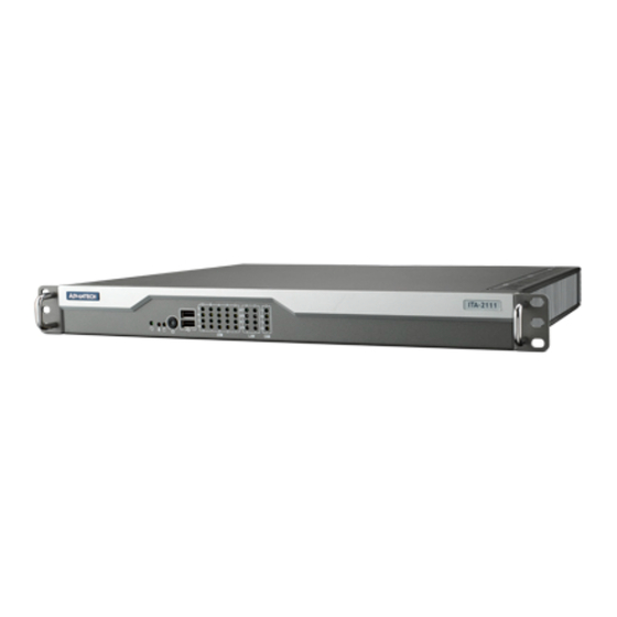 Advantech ITA-2111 Startup Manual