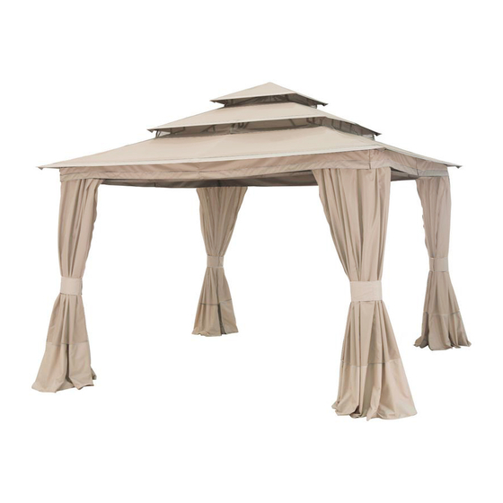 Sunjoy L-GZ916PST-D Outdoor Gazebo Manuals