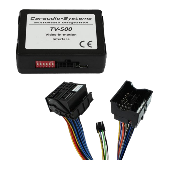 Car-Interface TV-Free CI-TF-SC14 Manual