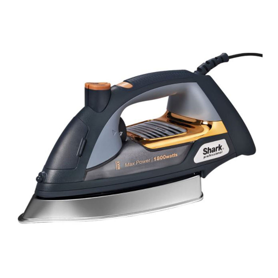 Shark GI505 Series - Professional Iron Manual
