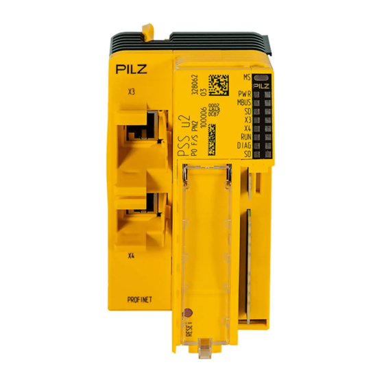 Pilz PSS u2 Operating Manual