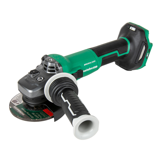 Metabo HPT G 3612DVE Safety Instructions And Instruction Manual