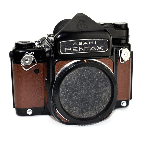 ASAHI Pentax 6x7 Film Camera Manuals