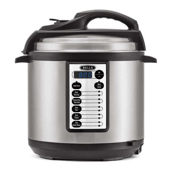 BELLA 14024 Programmable Slow Cooker with Locking Lid, 6-Quart, Purple,  price tracker / tracking,  price history charts,  price  watches,  price drop alerts