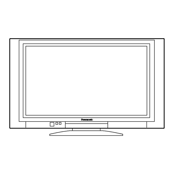 Panasonic TH-42PA20A Service Manual