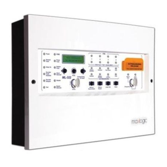 Maxlogic ML-322 Comissioning, Operating And Maintenance Instructions