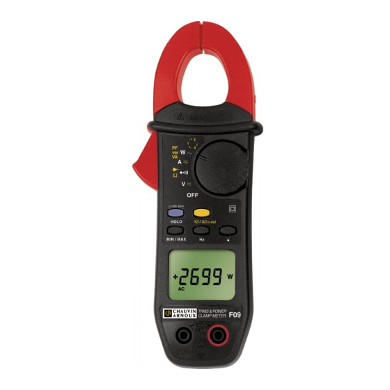 AEMC F09 User Manual