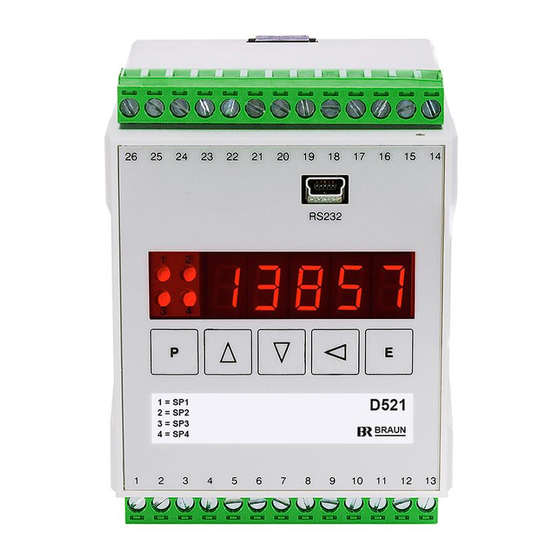 Braun D521 series Product Manual