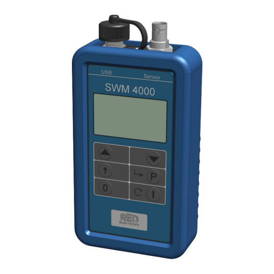 REO REOVIB SMW 4000 Operating Instructions Manual