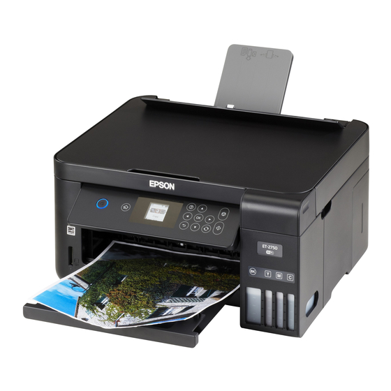 Epson ET-2750 Startup Manual