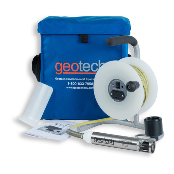 Geotech Interface Probe with Float Installation And Operation Manual