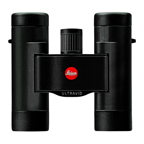 User Manuals: Leica ULTRAVID 8x20 Binoculars