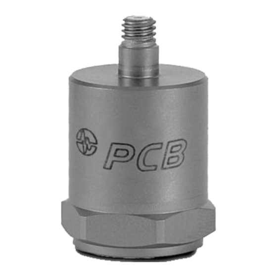 PCB Piezotronics 352B Installation And Operating Manual
