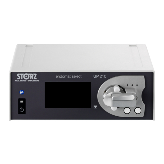 Storz ENDOMAT SELECT UP210 Instructions For Use Manual