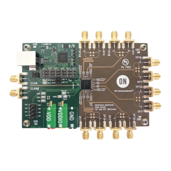 ON Semiconductor NB3N1200KMNGEVB User Manual