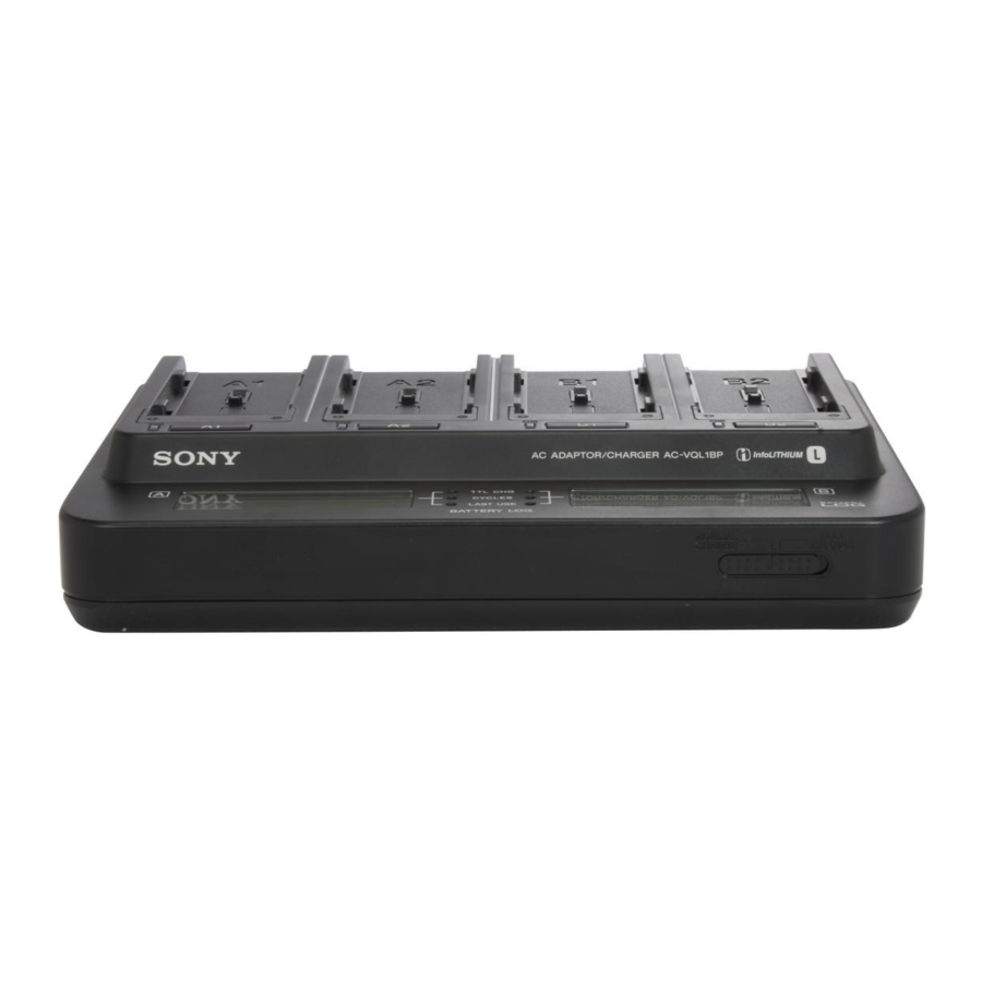 Sony AC-VQL1BP Manuals