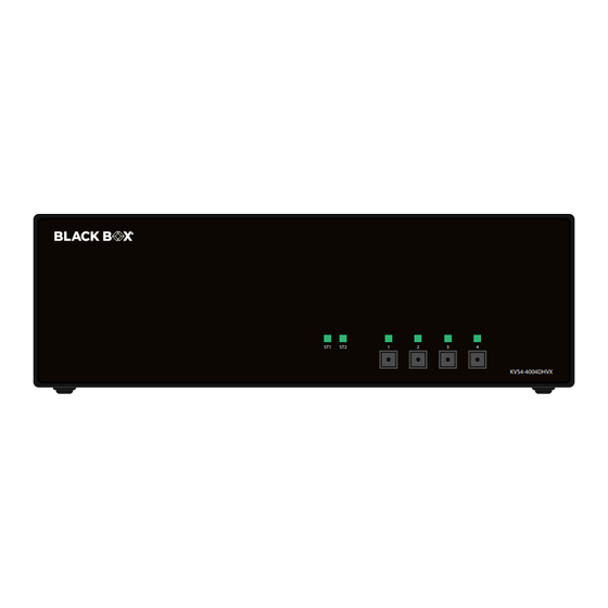 Black Box KVS4-4004DHVX User Manual