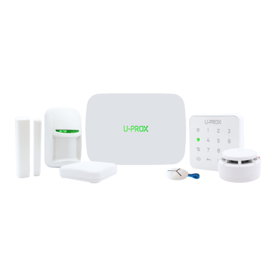 U-Prox SECURITY AND SAFETY Quick Start Manual