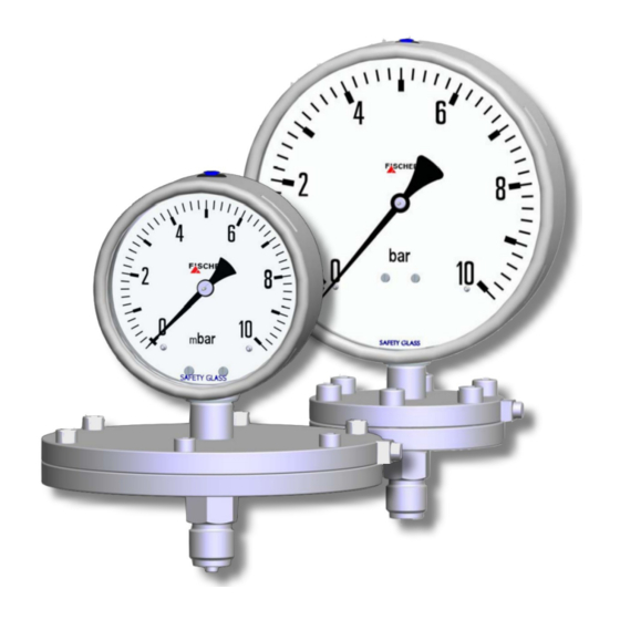 User Manuals: FISCHER MA15F A Series Manometer