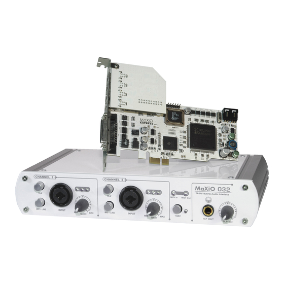ESI MaXiO 032 System Manual