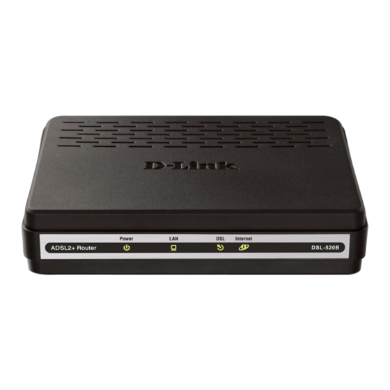 D-Link DSL-520B Quick Install Manual