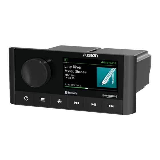 Fusion MS-RA210 Quick Start Manual
