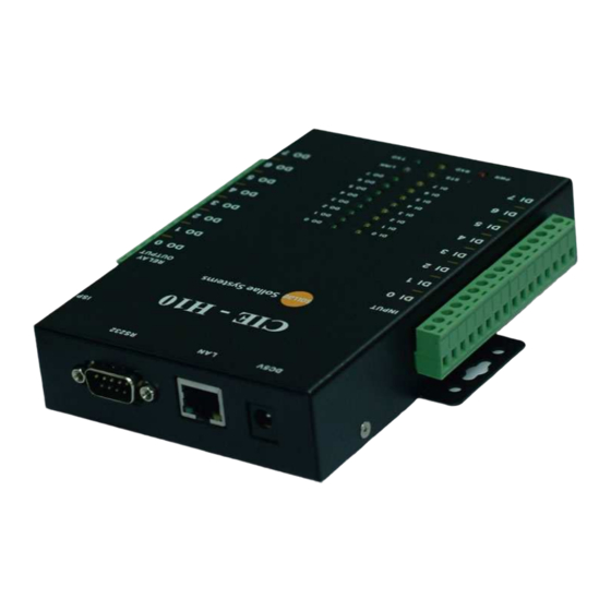Sollae Systems CIE-H10 User Manual