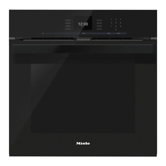 Miele H6570BM Operating And Installation Instructions