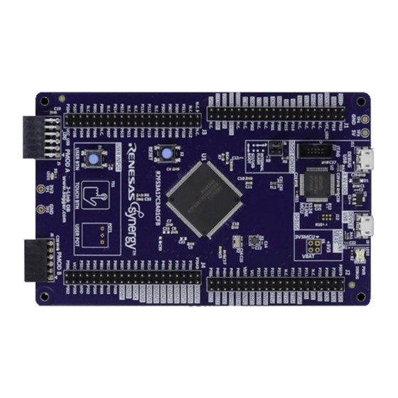 Renesas S3A1 User Manual