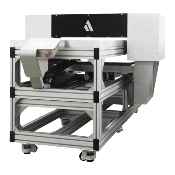 User Manuals: Matrix UV Series Printer