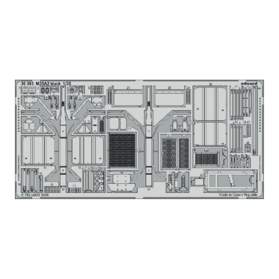 Eduard M35A2 truck Assembly Instructions