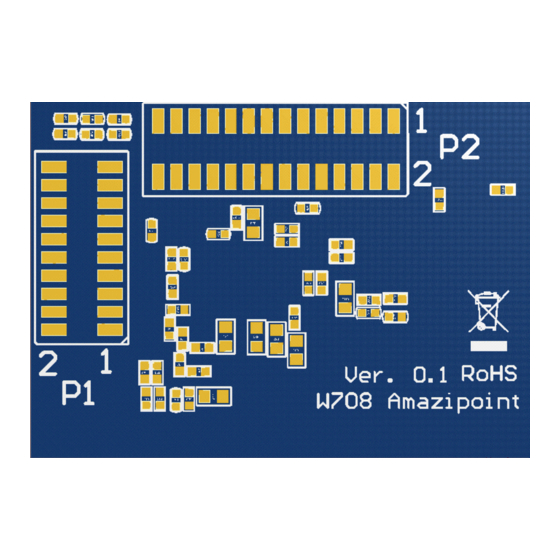 User Manuals: amazipoint W708 Control Unit
