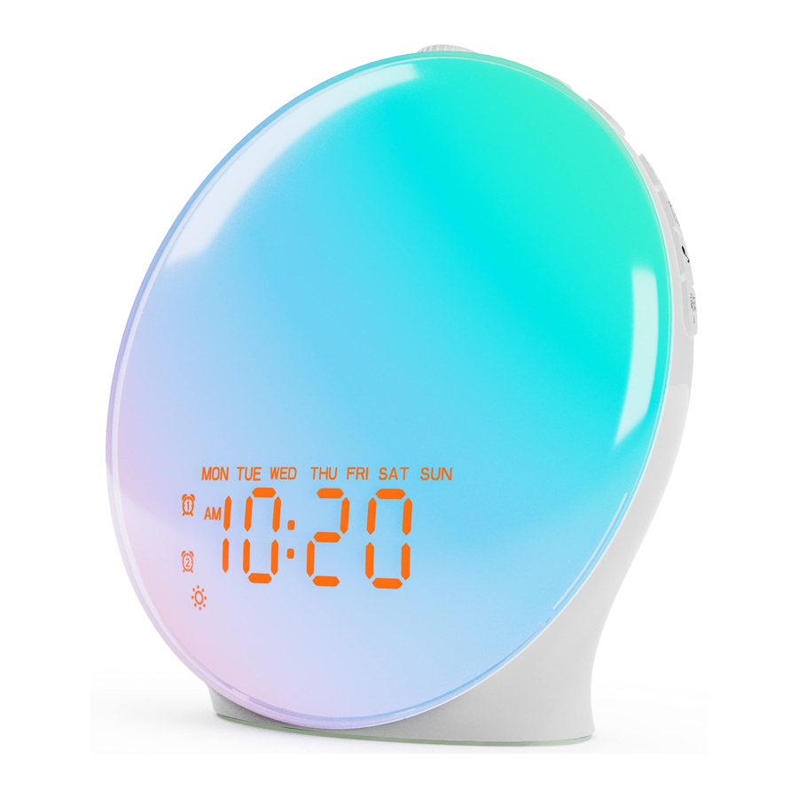 JALL K8 Sunrise Alarm Clock Manual ManualsLib
