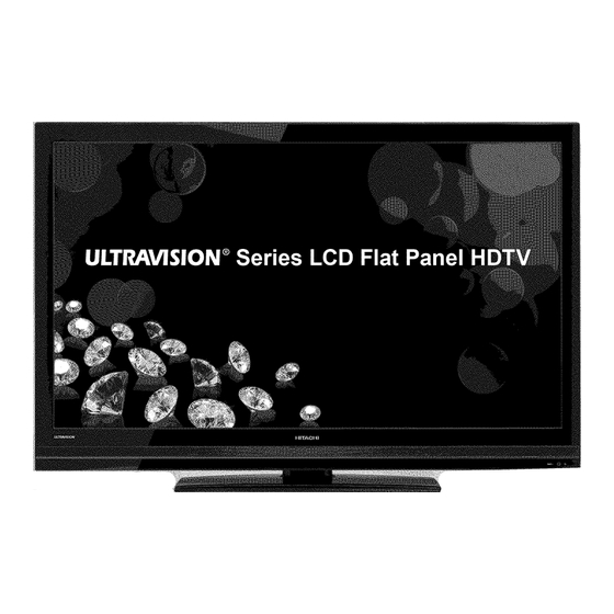 Hitachi ULTRAVISION L55S604 Manuals