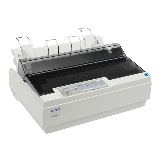 Epson LQ300+II Specification Sheet