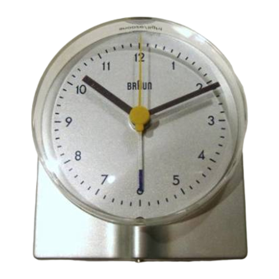 Braun AB 25 Quick Start Manual