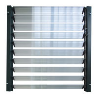 Palram Rion Side Louver Window Instructions Manual